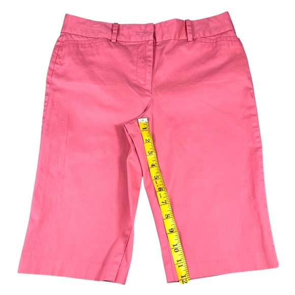 Talbots Women’s The Perfect Crop Collection Petite Bermuda Shorts – Pink Size 4P - Picture 7 of 14